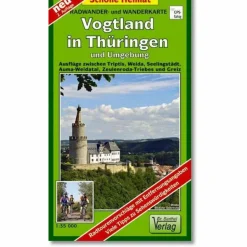 Fahrradkarten|Wanderkarten Und Winterkarten^THÜRINGER VOGTLAND UND UMGEBUNG - Wanderkarte