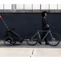 Kinder Thule Kinder Fahrradanhänger^CHARIOT SPORT DOUBLE NATURAL GOLD - Fahrradanhänger