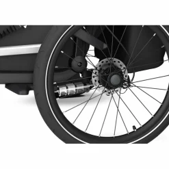 Kinder Thule Kinder Fahrradanhänger^CHARIOT SPORT DOUBLE NATURAL GOLD - Fahrradanhänger