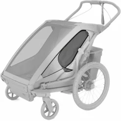 Kinder Thule Kinder Fahrradanhänger^CHARIOT SPORT DOUBLE NATURAL GOLD - Fahrradanhänger