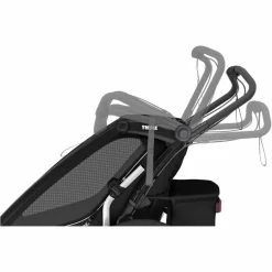 Kinder Thule Kinder Fahrradanhänger^CHARIOT SPORT DOUBLE NATURAL GOLD - Fahrradanhänger