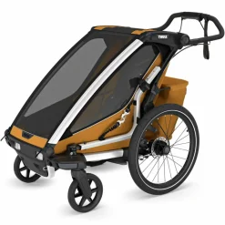 Outlet CHARIOT SPORT SINGLE NATURAL GOLD - Fahrradanhänger Kinder Kinder Fahrradanhänger