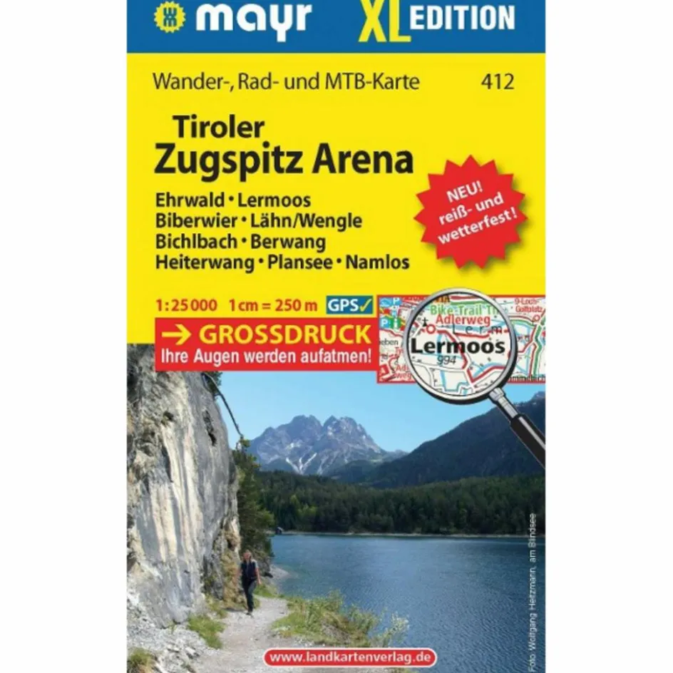 Discount TIROLER ZUGSPITZ ARENA XL, EHRWALD, LERMOOS, BIBERWIER, LÄHN Wanderkarten Und Winterkarten|Wanderkarten Und Winterkarten