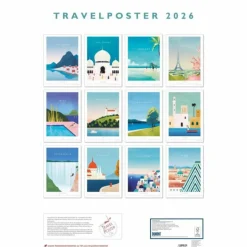 Kalender^TRAVELPOSTER 2026 - Kalender