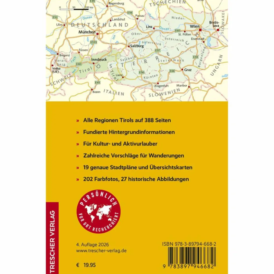 Discount TRESCHER REISEFÜHRER TIROL - Reiseführer Reiseführer Mitteleuropa