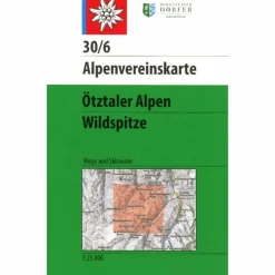 Wanderkarten Und Winterkarten|Wanderkarten Und Winterkarten^ÖTZTALER ALPEN, WILDSPITZE