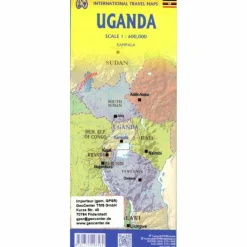 Clearance UGANDA - Karte Straßenkarten|Straßenkarten