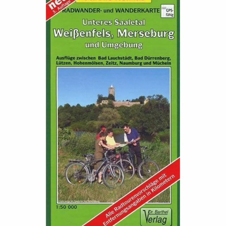 New UNTERES SAALETAL, WEIßENFELS, MERSEBURG - Wanderkarte Fahrradkarten|Wanderkarten Und Winterkarten