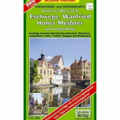 Fahrradkarten|Wanderkarten Und Winterkarten^UNTERES WERRATAL. ESCHWEGE, WANFRIED - Wanderkarte
