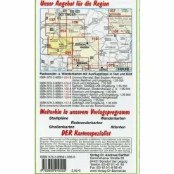 Fahrradkarten|Wanderkarten Und Winterkarten^UNTERES WERRATAL. ESCHWEGE, WANFRIED - Wanderkarte