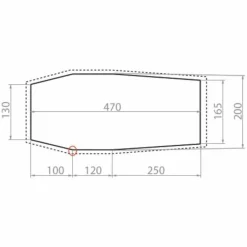 Vaude Zeltzubehör^FP ALLROUND CHAPEL XT 3P - Zeltplane