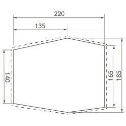 New FP LIZARD SEAMLESS 2-3P - Zeltplane Zeltzubehör
