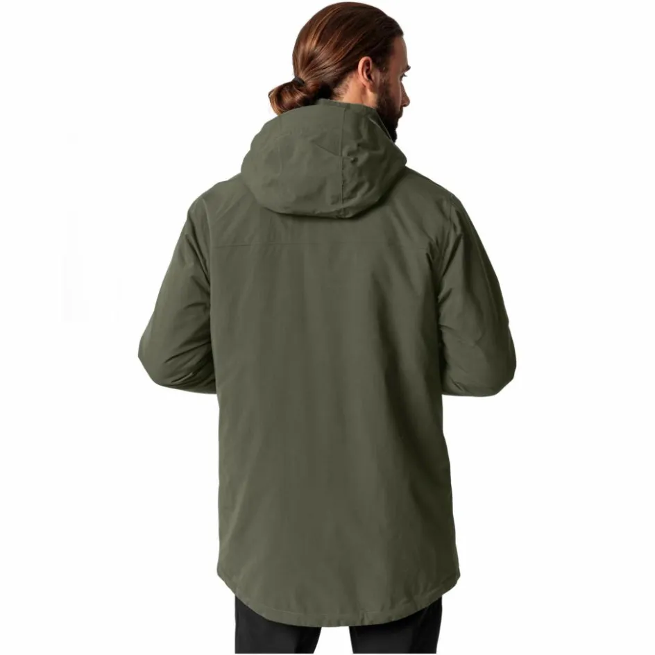 Herren Vaude Outdoorjacken^IDRIS WOOL PARKA II Herren - Wintermantel