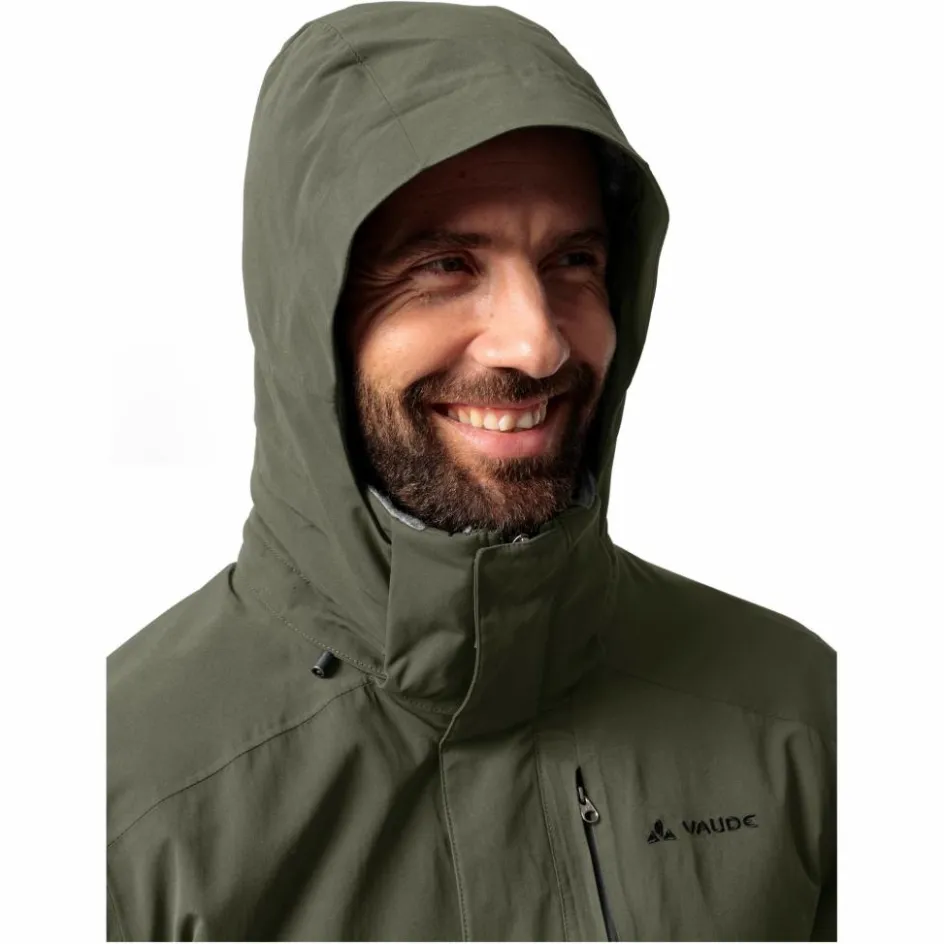 Herren Vaude Outdoorjacken^IDRIS WOOL PARKA II Herren - Wintermantel