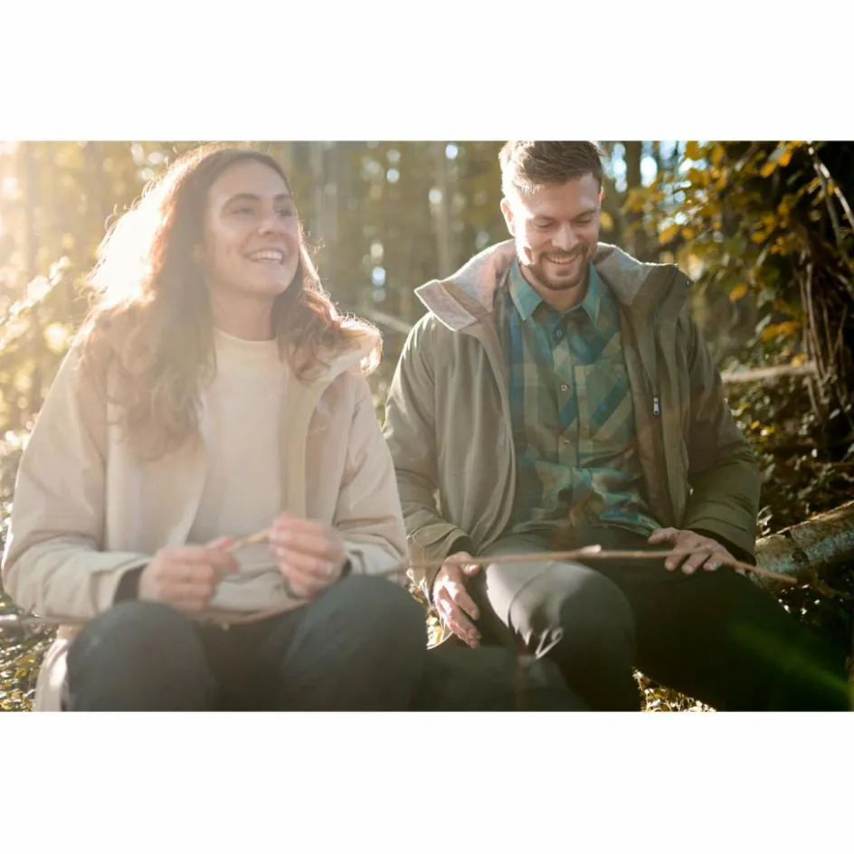 Herren Vaude Outdoorjacken^IDRIS WOOL PARKA II Herren - Wintermantel