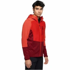 Best MONVISO HOODED GRID FLEECE JACKET Herren - Fleecejacke Herren Pullover Und Fleecepullover|Outdoorjacken