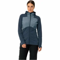 Online MONVISO HOODED GRID FLEECE JACKET Damen - Fleecejacke Damen Pullover Und Fleecepullover|Outdoorjacken