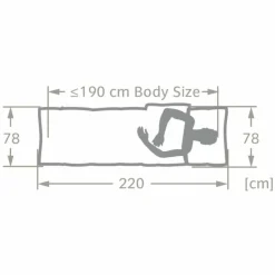 NAVAJO 100 II SYN - Kunstfaserschlafsack Kunstfaserschlafsäcke|Sommerschlafsäcke