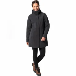 Damen Vaude Outdoorjacken^SKOMER WOOL PARKA II Damen - Wintermantel