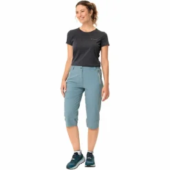 Damen Vaude Outdoorhosen^WOMEN'S FARLEY STRETCH CAPRI III Damen - Softshellhose