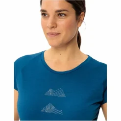 Damen Vaude Shirts Und Tops^WOMEN'S TEKOA WOOL T-SHIRT Damen - Funktionsshirt