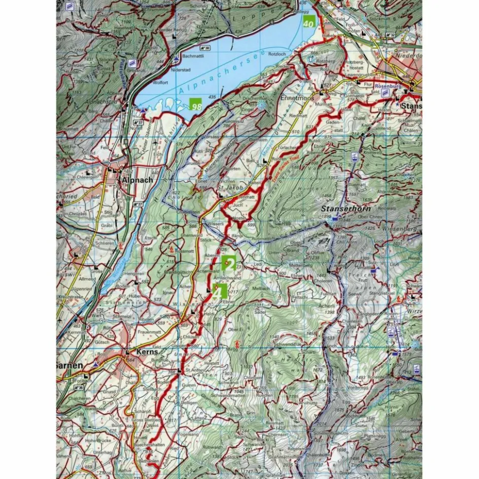 Wanderkarten Und Winterkarten|Wanderkarten Und Winterkarten^VIERWALDSTÄTTERSEE / PILATUS - RIGI - MYTHEN 20 WANDERKARTE - Wanderkarte