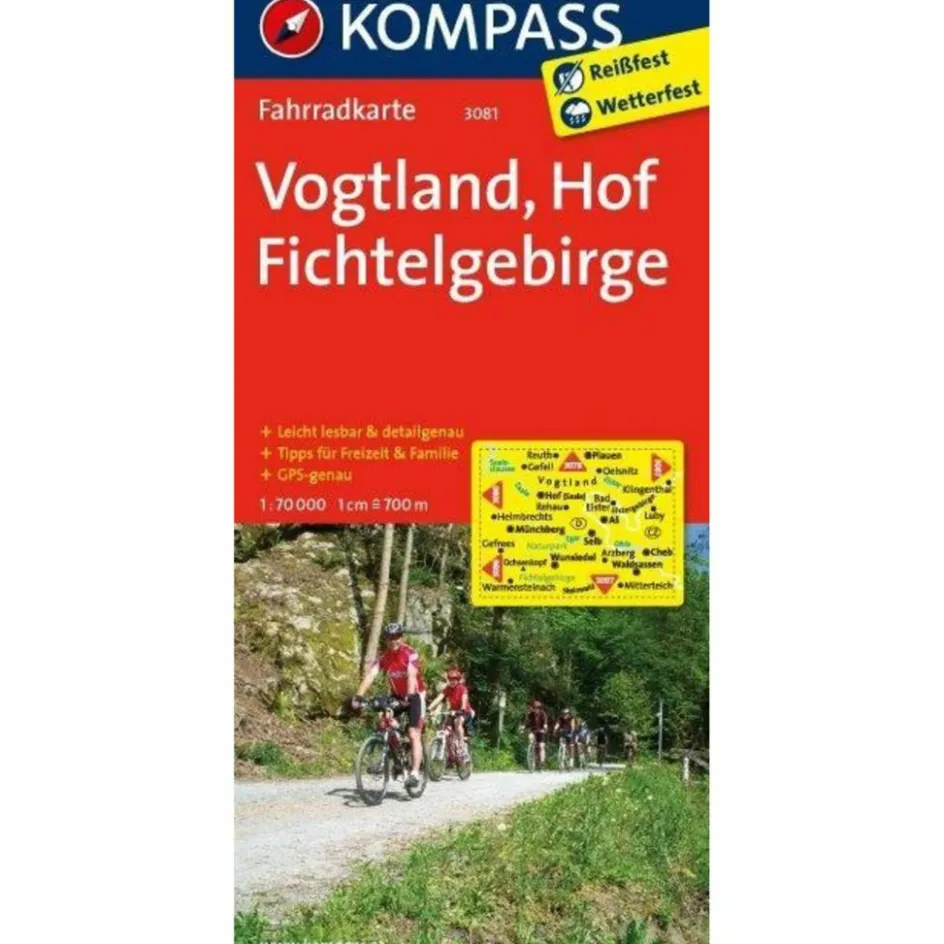 Hot VOGTLAND - HOF - FICHTELGEBIRGE 1 : 70.000 - Fahrradkarte Fahrradkarten|Fahrradkarten
