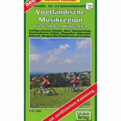 Discount VOGTLÄNDISCHE MUSIKREGION 1 : 35 000. WA - Wanderkarte Fahrradkarten|Wanderkarten Und Winterkarten