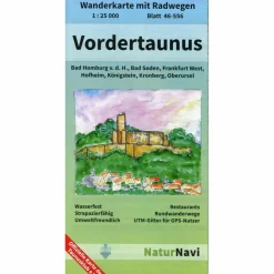 Wanderkarten Und Winterkarten|Wanderkarten Und Winterkarten^VORDERTAUNUS 1:25.000, BLATT 46-556 - Wanderkarte