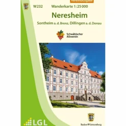 Discount W232 NERESHEIM - SONTHEIM A.D.BRENZ, DILLINGEN A.D.DONAU - Wanderkarte Wanderkarten Und Winterkarten|Wanderkarten Und Winterkarten