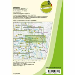 Outlet W209 SCHROZBERG - MITTLERES JAGSTTAL, ROTHENBURG O.D.T. - Wanderkarte Wanderkarten Und Winterkarten|Wanderkarten Und Winterkarten