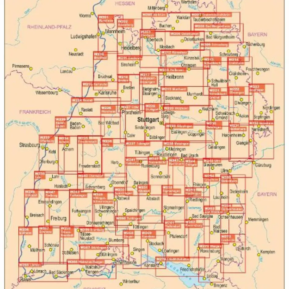Wanderkarten Und Winterkarten|Wanderkarten Und Winterkarten^W228 STUTTGART - GLEMSTAL, LUDWIGSBURG, BÖBLINGEN - Wanderkarte
