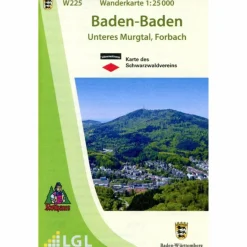 W225 WANDERKARTE 1.25 000 BADEN-BADEN Wanderkarten Und Winterkarten|Wanderkarten Und Winterkarten