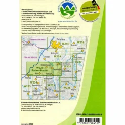 W225 WANDERKARTE 1.25 000 BADEN-BADEN Wanderkarten Und Winterkarten|Wanderkarten Und Winterkarten