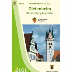 Wanderkarten Und Winterkarten|Wanderkarten Und Winterkarten^W255 WANDERKARTE 1:25 000 DIETENHEIM