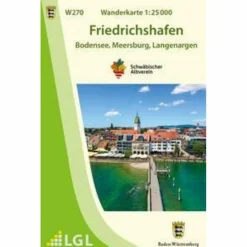 Wanderkarten Und Winterkarten|Wanderkarten Und Winterkarten^W270 WANDERKARTE 1:25 000 FRIEDRICHSHAFEN