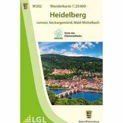 Best W202 WANDERKARTE 1:25 000 HEIDELBERG Wanderkarten Und Winterkarten|Wanderkarten Und Winterkarten