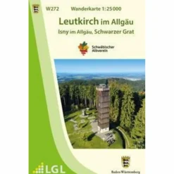 Discount W272 WANDERKARTE 1:25 000 LEUTKIRCH IM ALLGÄU Wanderkarten Und Winterkarten|Wanderkarten Und Winterkarten
