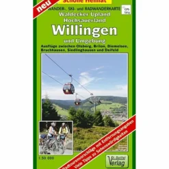 Fahrradkarten|Winterkarten^WANDER-, SKI- UND RADWANDERKARTE WALDECK - Wanderkarte