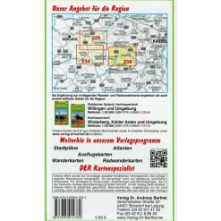 WANDER- UND RADWANDERKARTE EDERSEE, NATI - Wanderkarte Fahrradkarten|Wanderkarten Und Winterkarten