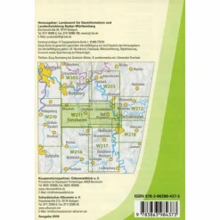 Wanderkarten Und Winterkarten|Wanderkarten Und Winterkarten^WANDERKARTE 1:25 000 SINSHEIM