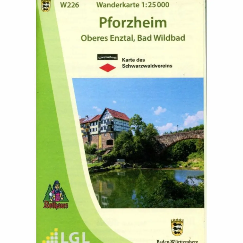 Wanderkarten Und Winterkarten|Wanderkarten Und Winterkarten^WANDERKARTE 1:25000 PFORZHEIM
