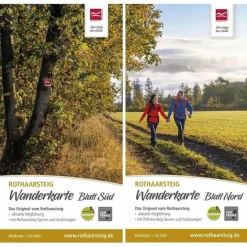 Discount WANDERKARTE ROTHAARSTEIG SÜD / NORD. 1 : 50 000 - Wanderkarte Wanderkarten Und Winterkarten|Wanderkarten Und Winterkarten