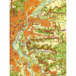 Wanderkarten Und Winterkarten|Wanderkarten Und Winterkarten^WANDERKARTE SAALEHORIZONTALE