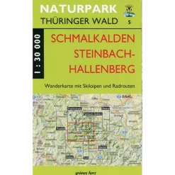 Hot WANDERKARTE SCHMALKALDEN UND STEINBACH-HALLENBERG 1:30.000. - Wanderkarte Wanderkarten Und Winterkarten|Wanderkarten Und Winterkarten