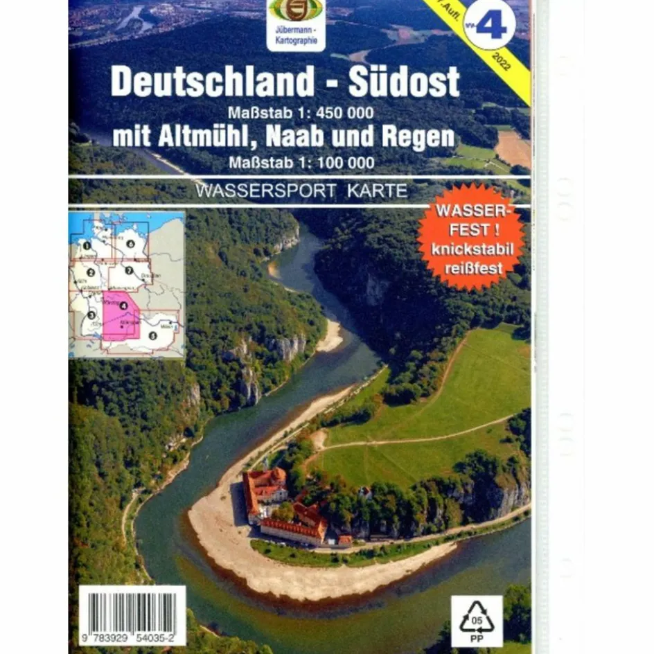 Gewässerkarten|Gewässerkarten^WASSERSPORT-WANDERKARTE 04. DEUTSCHLAND-SÜDOST