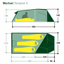 Discount TEMPEST 4 - Tunnelzelt 3-Personen-Zelte|3-Jahreszeiten-Zelte