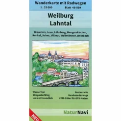 Wanderkarten Und Winterkarten|Wanderkarten Und Winterkarten^WEILBURG - LAHNTAL 1 : 25 000, BLATT 45- - Wanderkarte