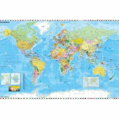 Clearance WELTKARTE ENGLISCH - Karte Wandkarten Und Poster