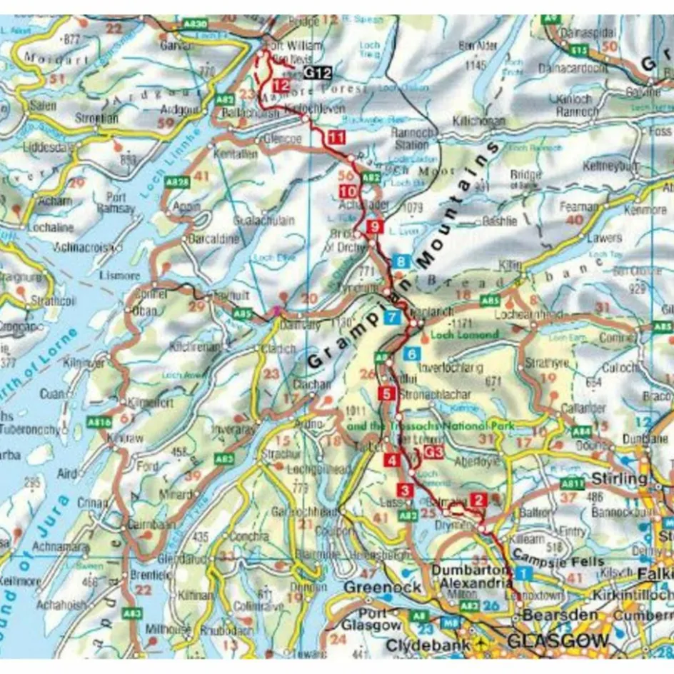 Clearance WEST HIGHLAND WAY - Wanderführer Wanderführer